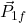 \vec{P}_{1f}