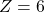 Z = 6