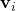 \mathbf{v}_i