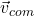 \vec{v}_{com}