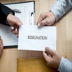 resign
